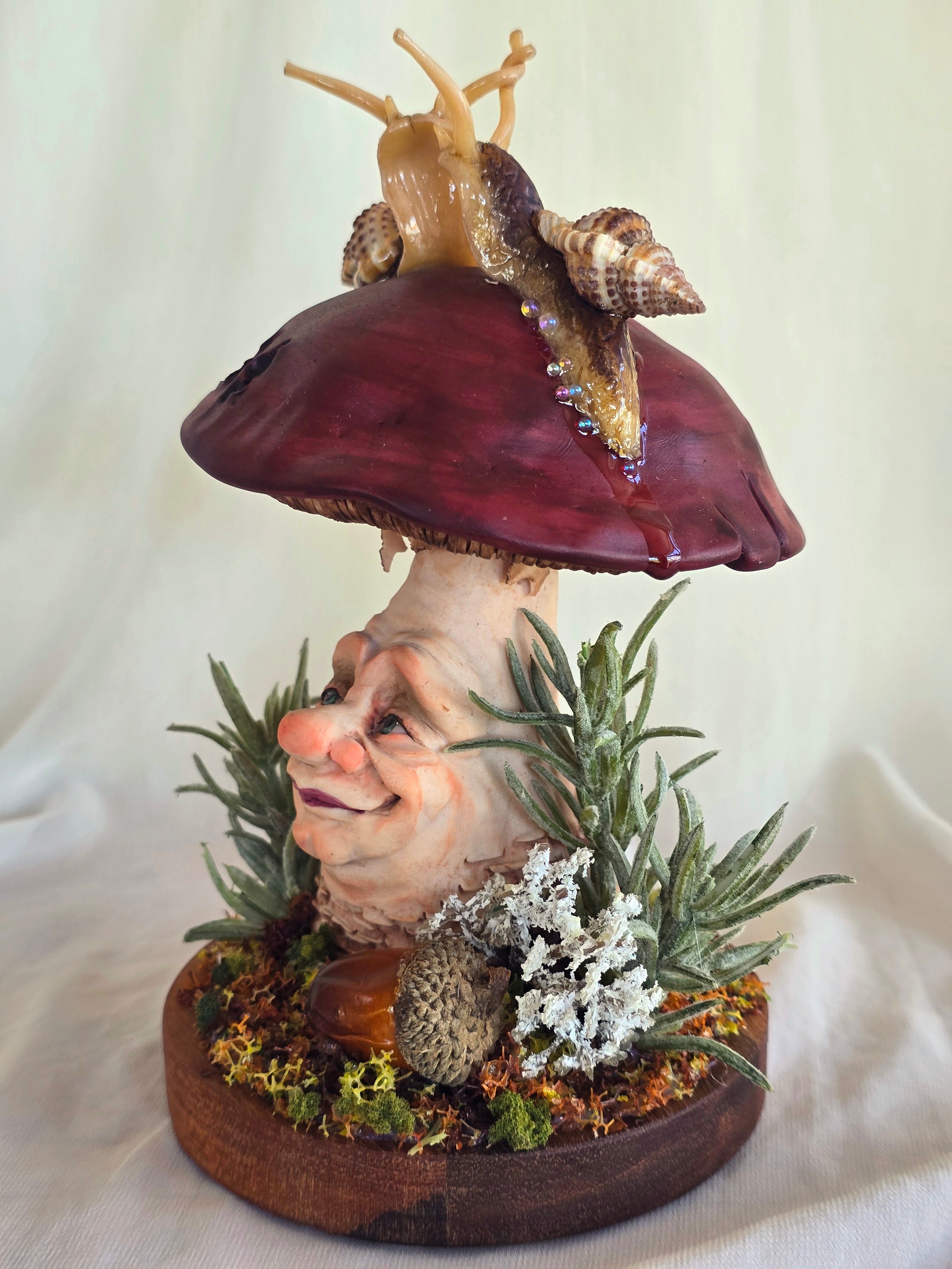 Dimble — Handcrafted Polymer Clay Fungi Sculpture