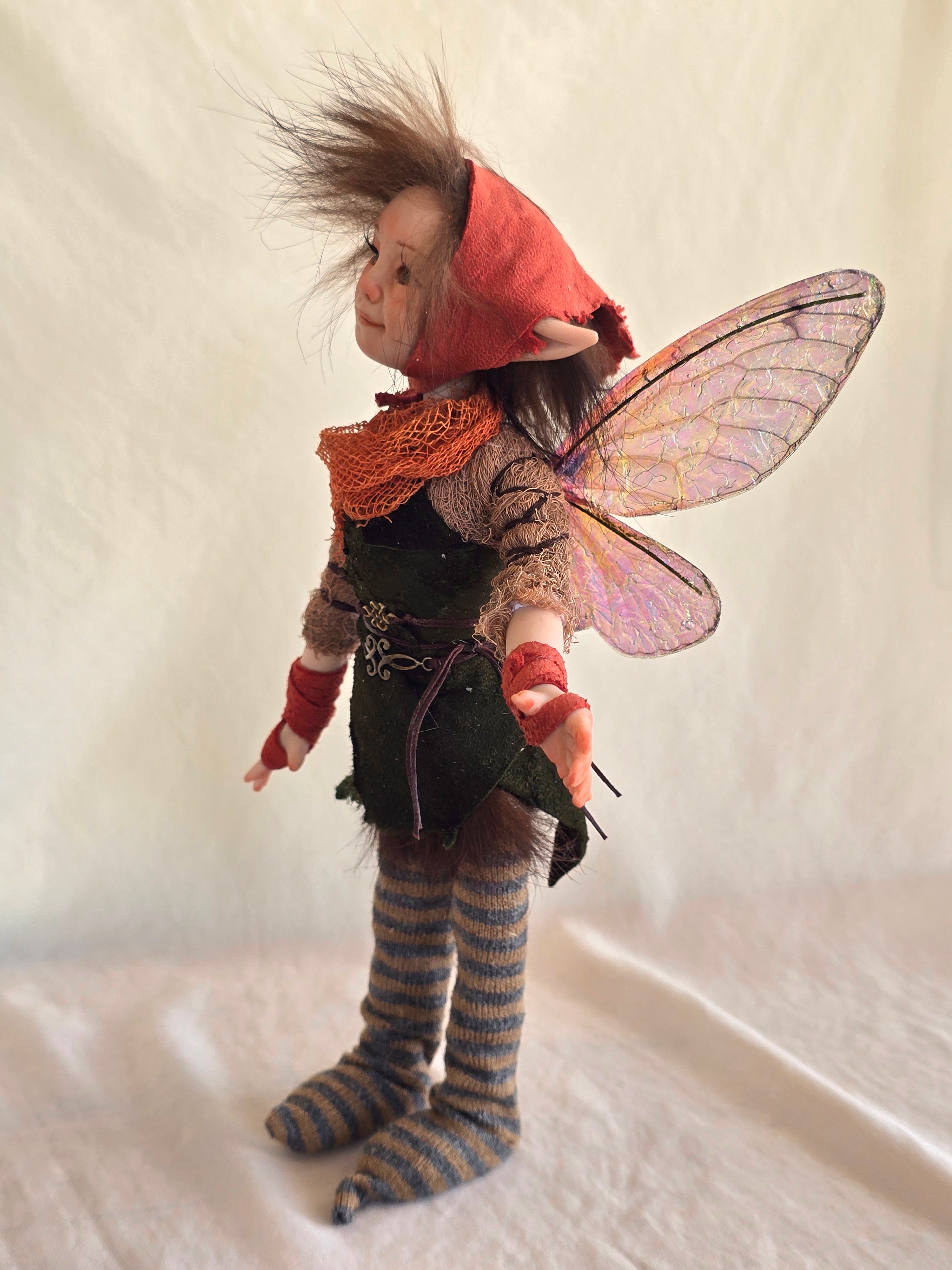 Sparrow - Posable Poppet