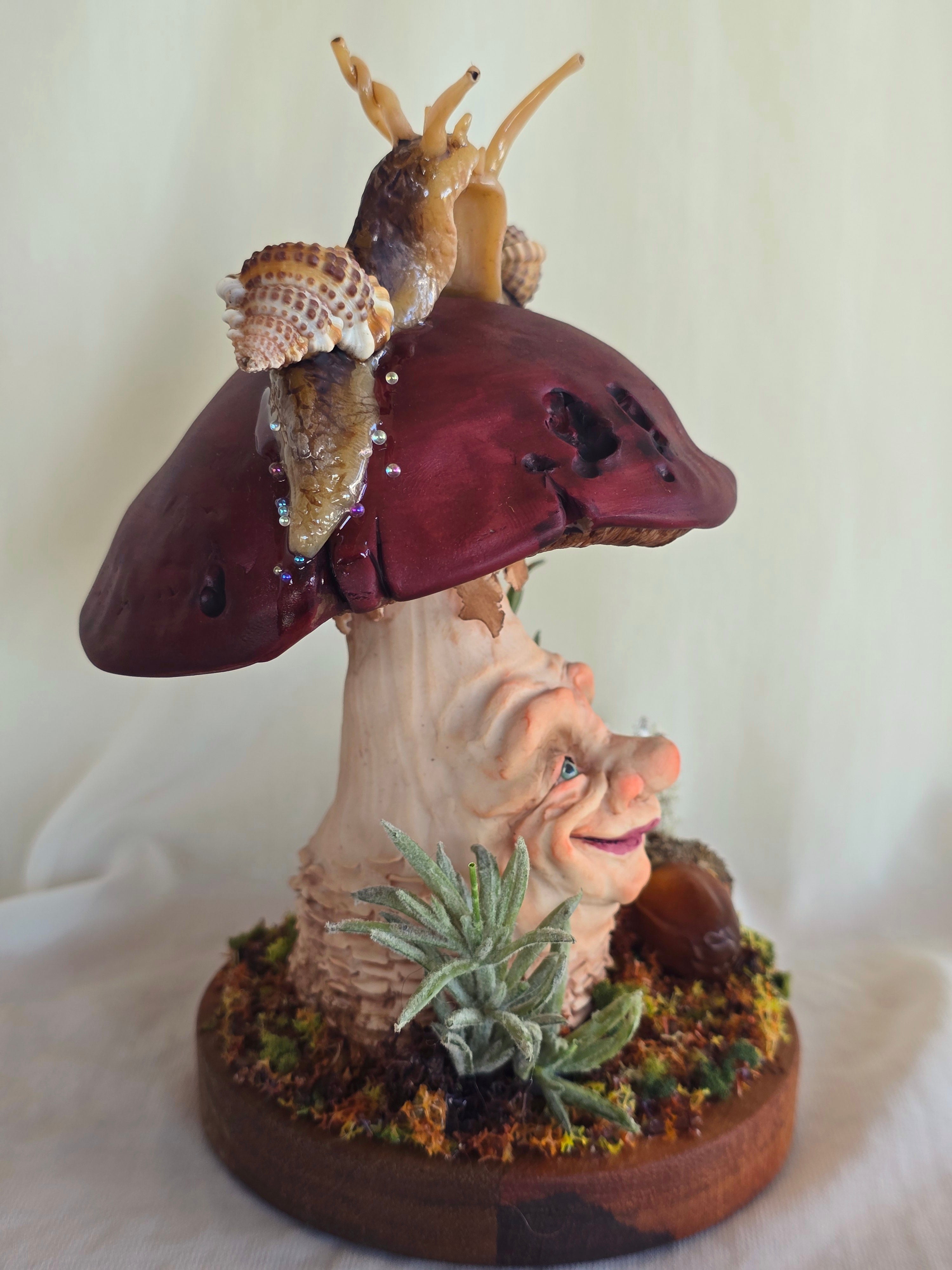 Dimble — Handcrafted Polymer Clay Fungi Sculpture
