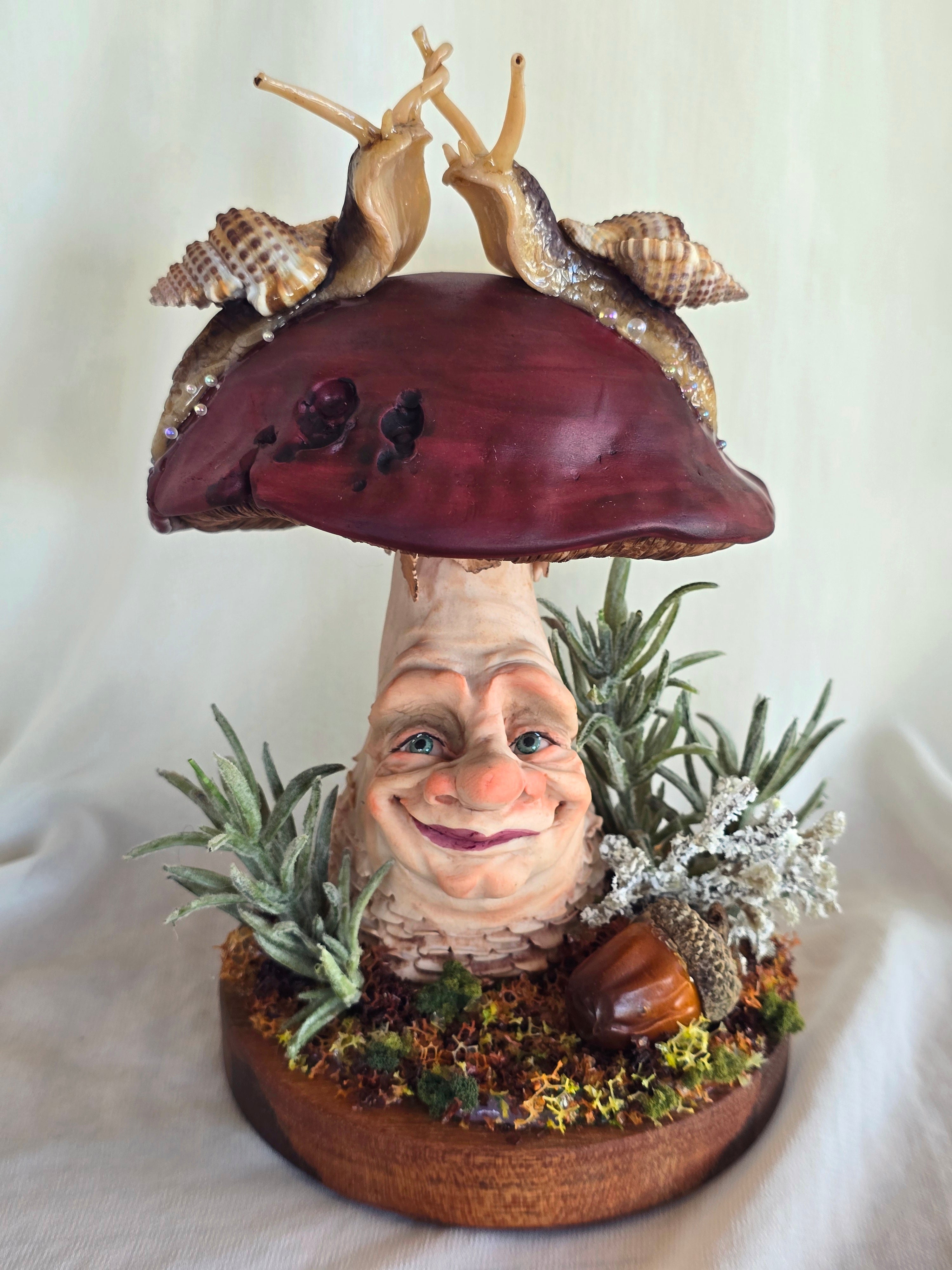 Dimble — Handcrafted Polymer Clay Fungi Sculpture
